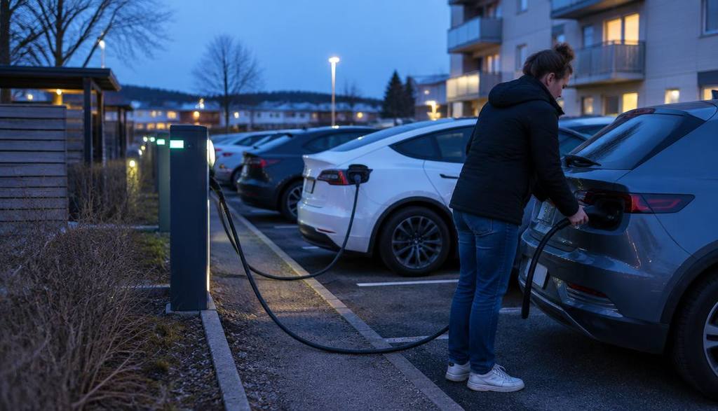Vad händer i elnätet när alla laddar sina elbilar samtidigt?